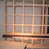 Bücherregal aus Ahorn Massivholz